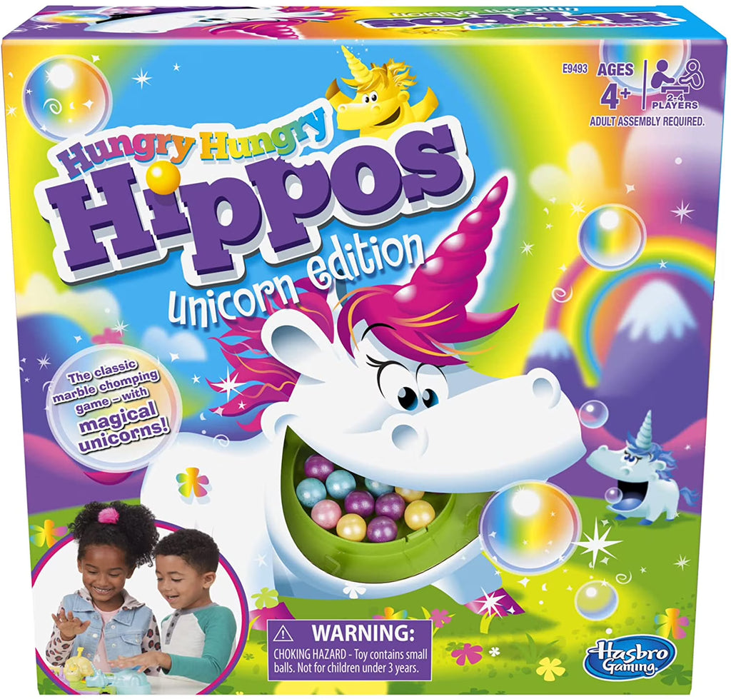 Hungry Hungry Hippos Unicorn Edition Board Game S495534