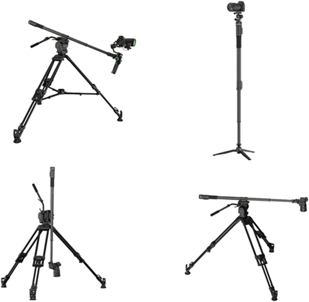 Motorized Camera Slider Monopod with Pan and Tilt Head & Tripod X3445