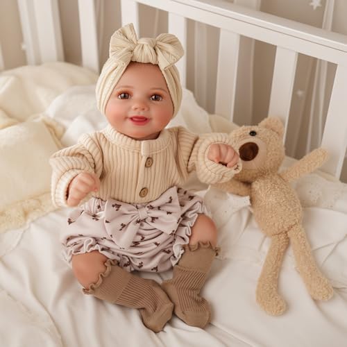17Inch Soft Vinyl Realistic Poseable Baby Doll I5437