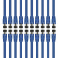 Cat8 Ethernet Cable S/FTP 5ft 20 Pack Blue 24AWG Patch Cable F4238
