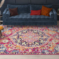 5x8 Medallion Area Rug N611136