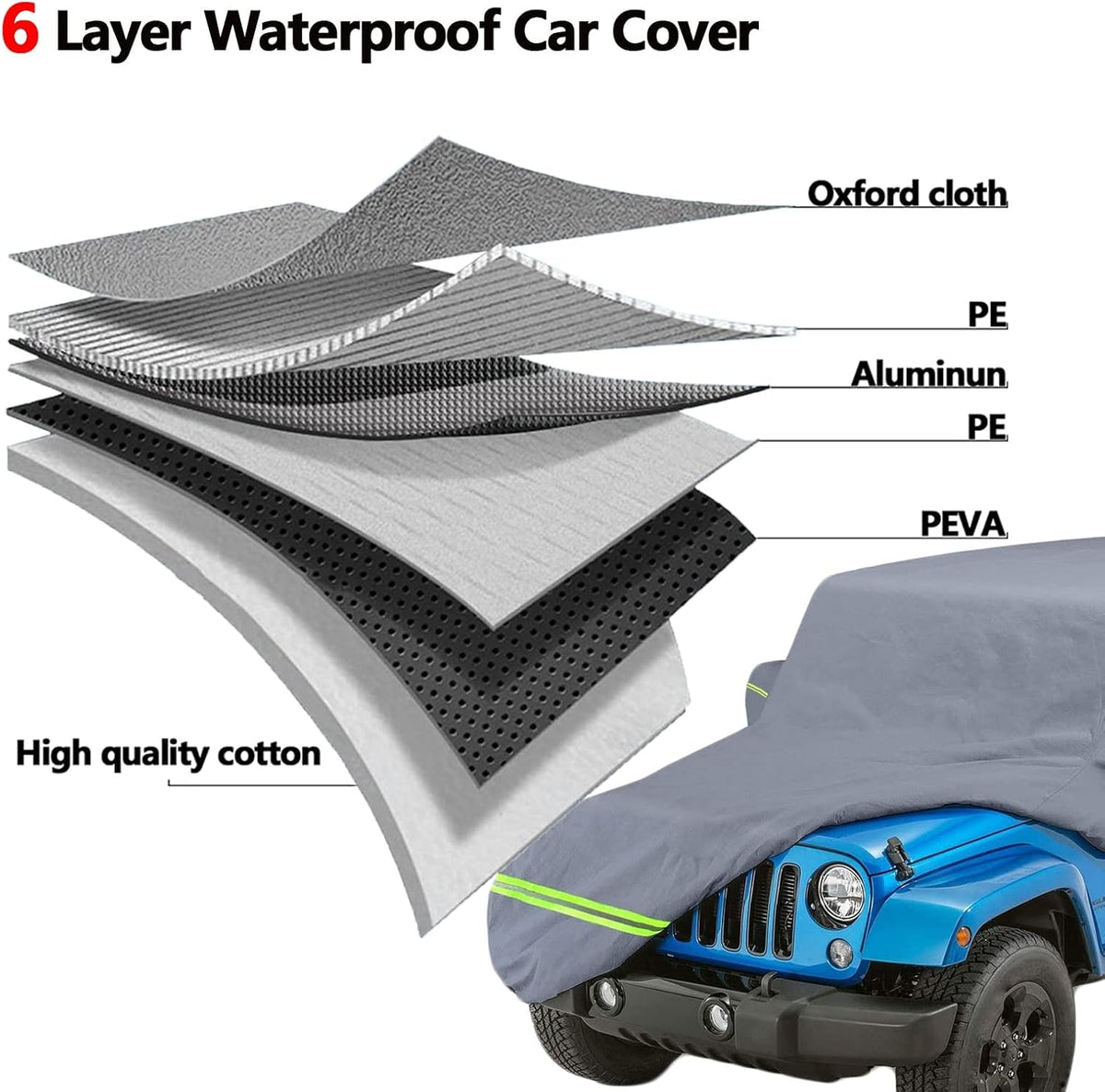 210D Oxford Waterproof Car Cover I4738