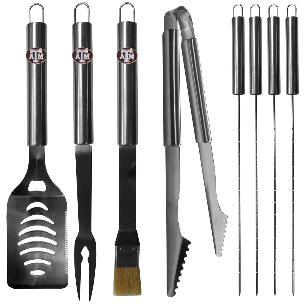 8 PC Stainless Steel BBQ Set with Metal Case G411240