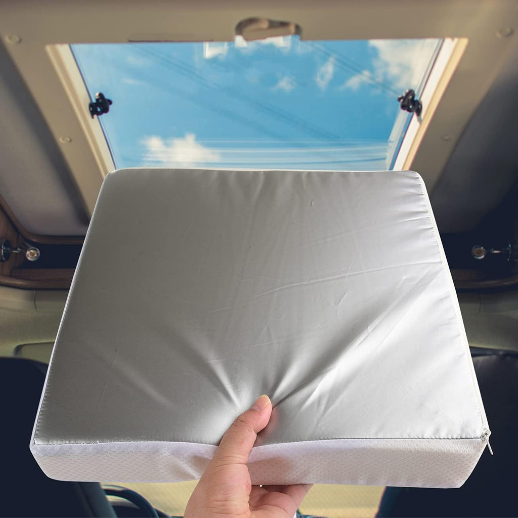 RV Vent Insulator and Skylight Cover with Reflective Surface, 14x14 Inch (2 Pack) T797457