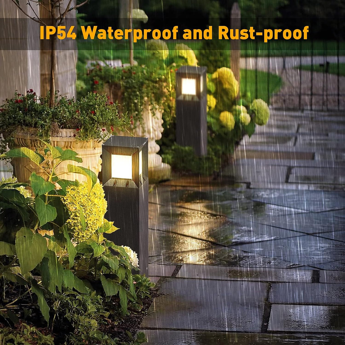 IP54 Waterproof 3000K LED 32 Inches Solar Landscape Path Light R98197