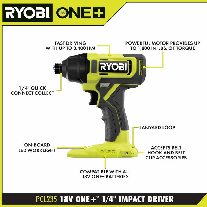 18V Cordless 4-Tool Combo Kit with Battery and Charger U9872