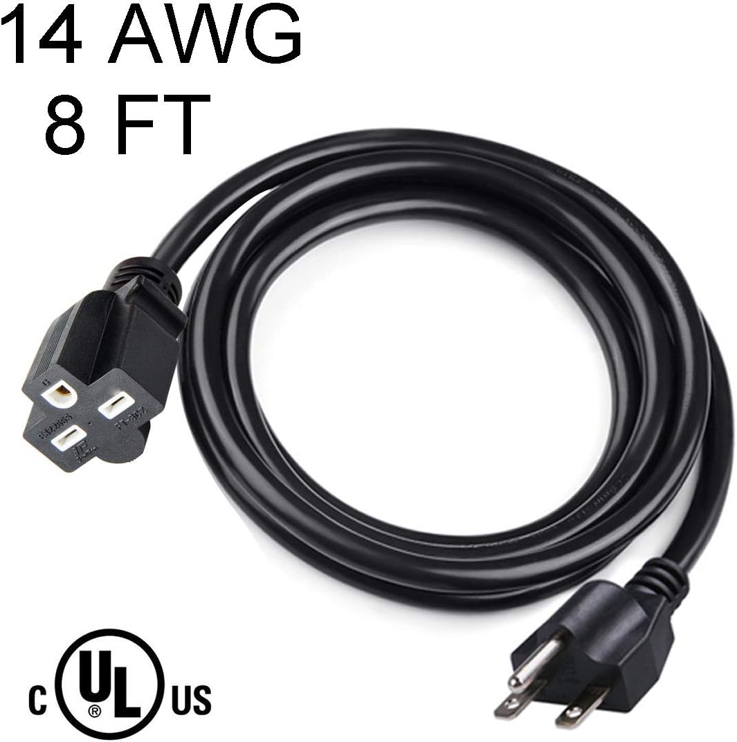 15FT 14 Gauge SJTW Power Extension Cord O891935