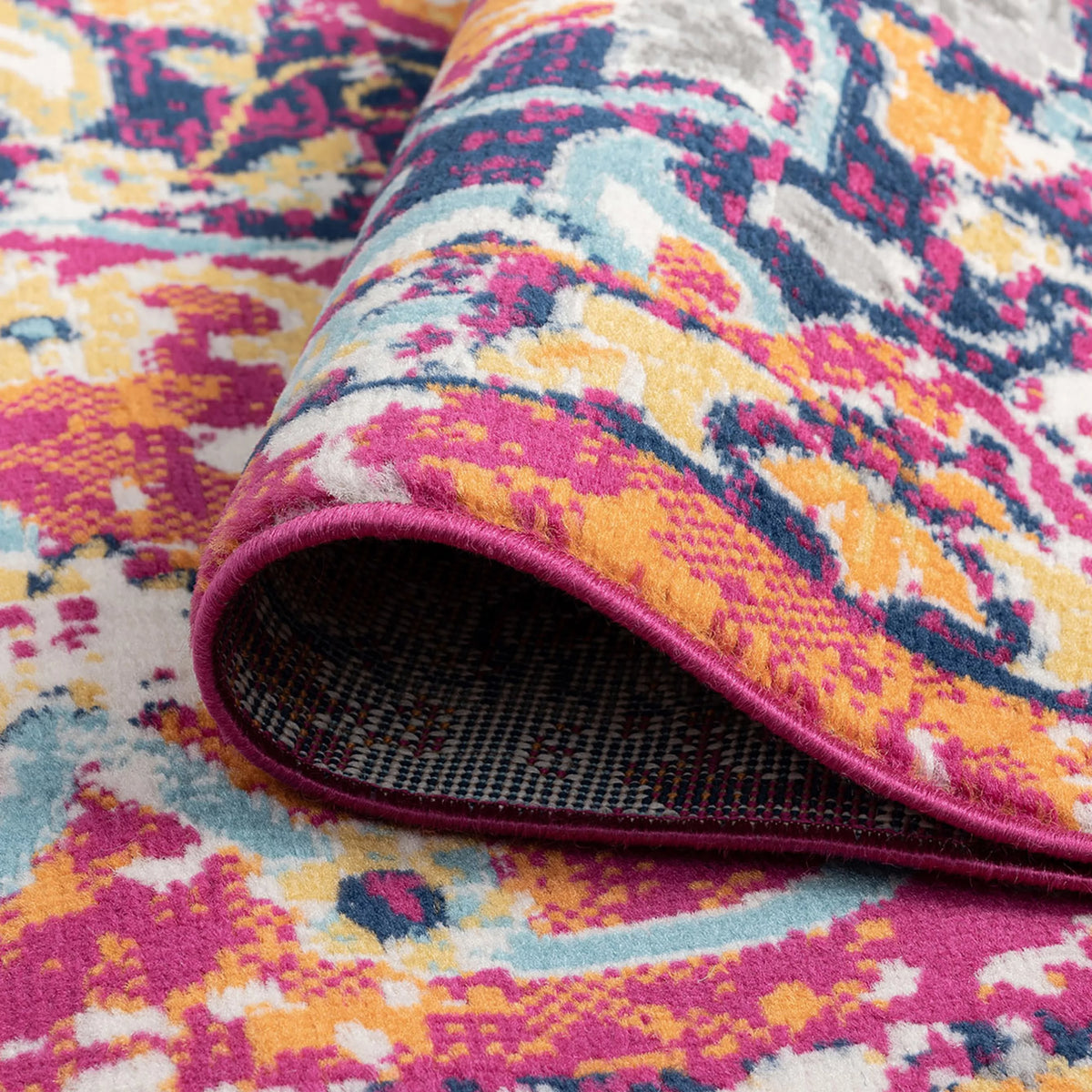 5x8 Medallion Area Rug N611136
