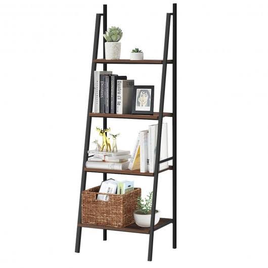 4 Tier Metal Bookcase Bookshelf B31773