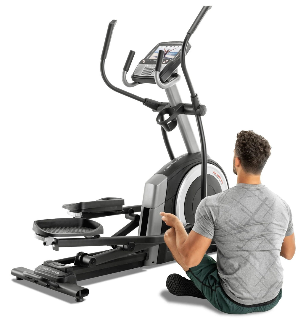Smart Elliptical Trainer with 10 In. HD Touchscreen H348415