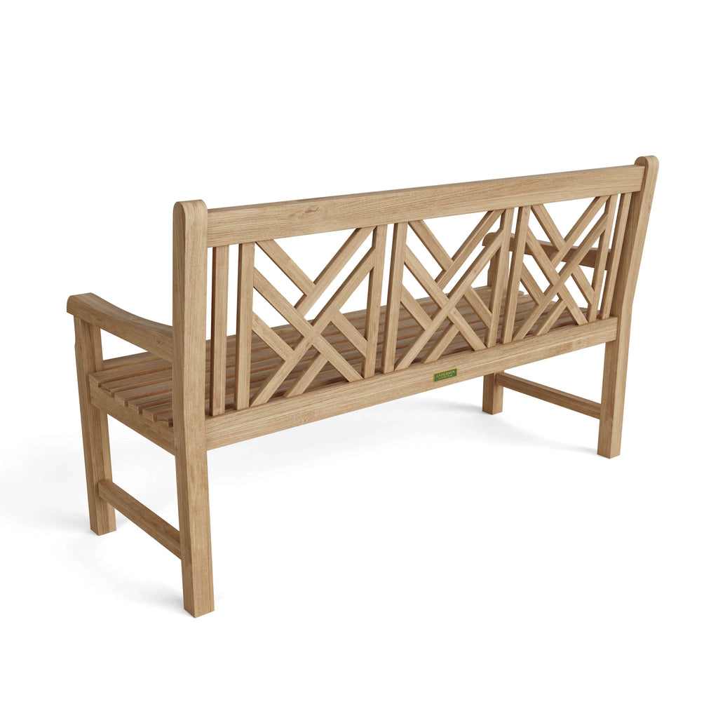 Teak 3-Seater Bench G1588