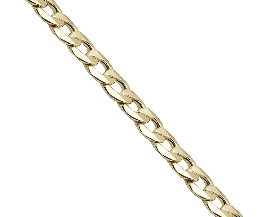 10K Yellow Gold Miami Cuban Link Chain Necklace 8MM C142316