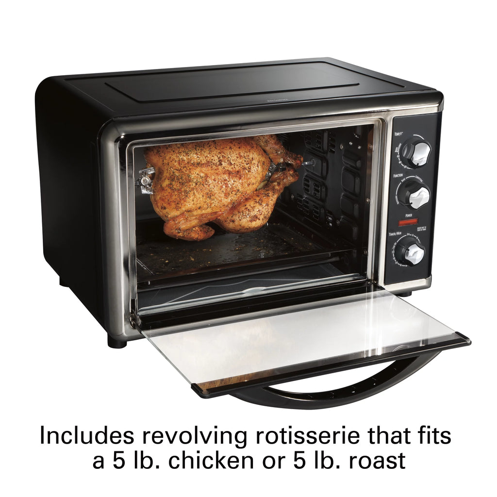 Countertop Oven with Convection and Rotisserie, Extra Large Capacity, Silver E564