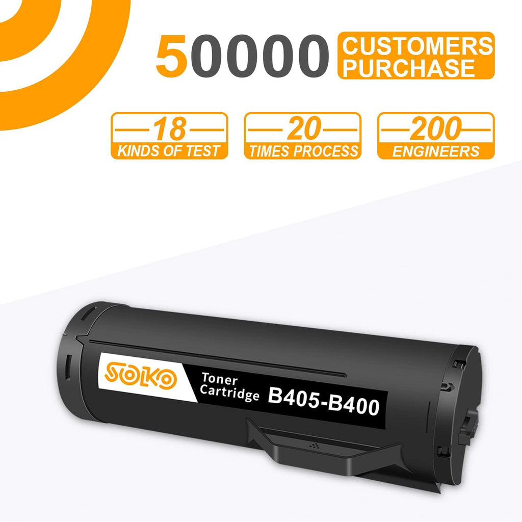 Remanufactured Toner Cartridge for Xerox B405 B400 Printer (High Yield, 1 Black) I68066