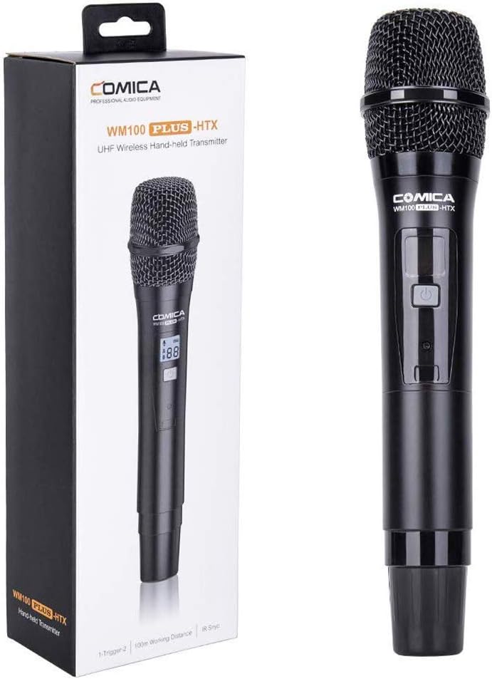 UHF Wireless Handheld Transmitter Lavalier Microphone System S34425