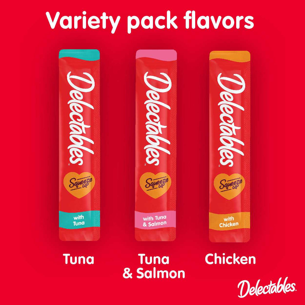 Squeeze Up Variety Pack Lickable Wet Cat Treat Z74197
