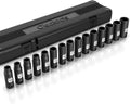 1/2 Drive Cr-Mo Deep Impact Socket Set 15pc Metric M74742