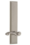 Satin Nickel Tall Plate Dummy Lever T401205