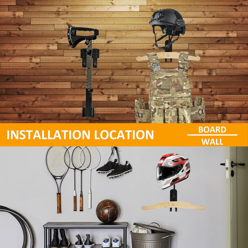 Heavy Duty Steel Helmet Wall Mount F3215