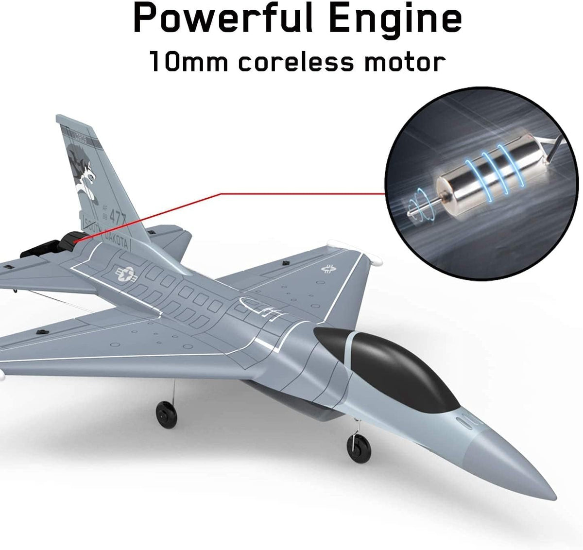2.4Ghz 4-CH Remote Control Airplane I240