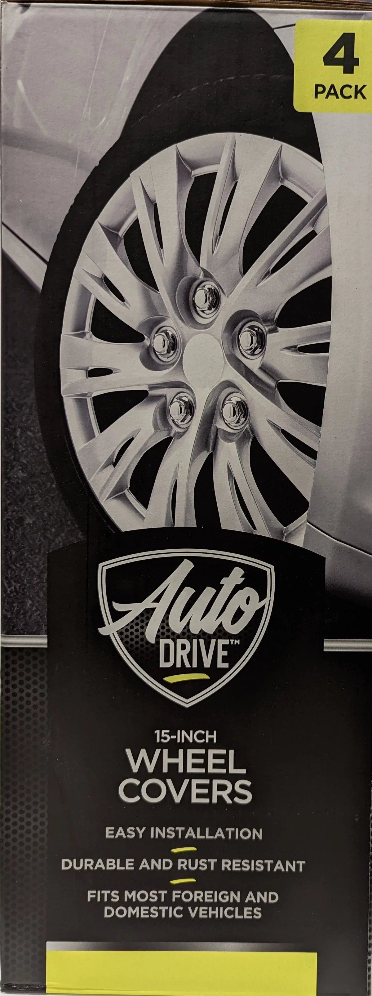 15-inch Wheel Cover Silver Alloy Finish N367