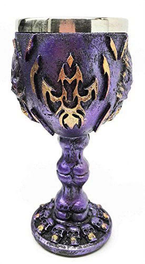 Purple 5oz Wine Goblet Chalice T362