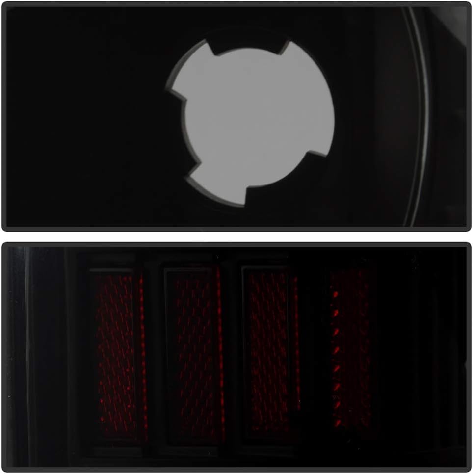 Black Smoke LED Tube Tail Lights Brake Lamps O22757