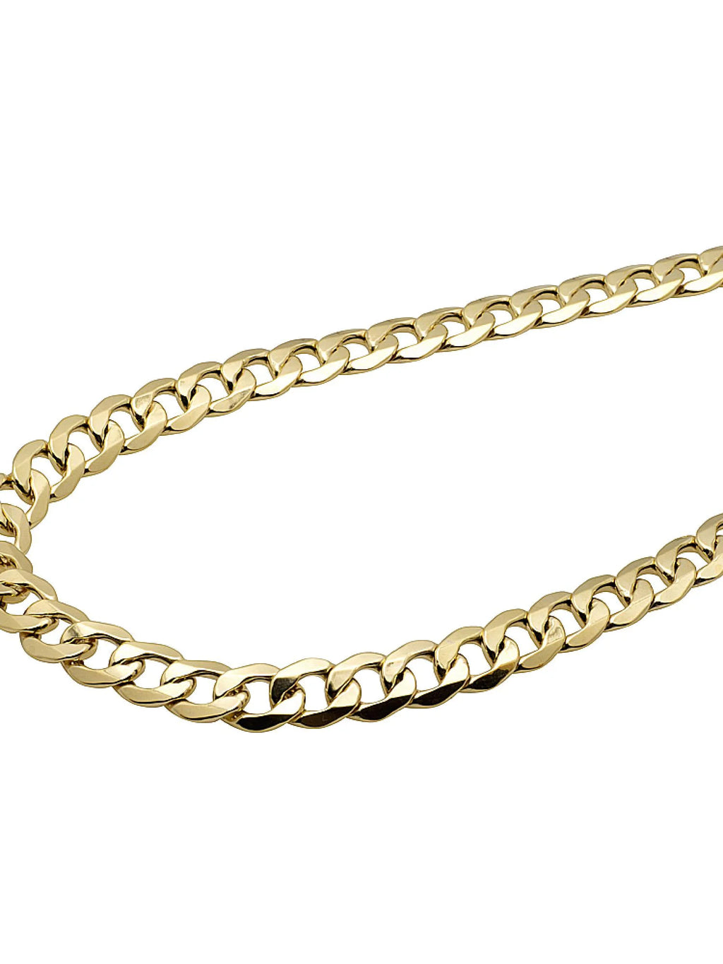 10K Yellow Gold Miami Cuban Link Chain Necklace 8MM C142316