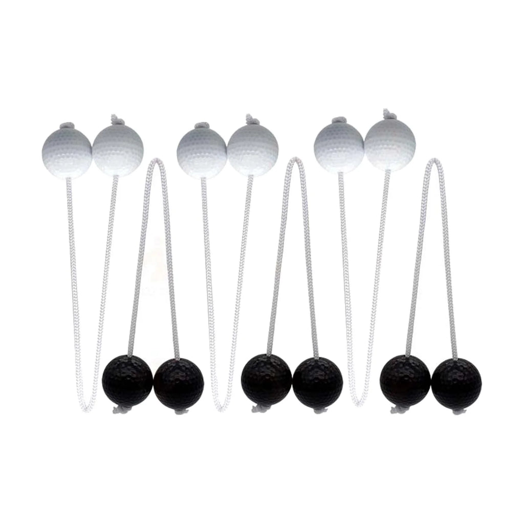 Ladder Throwing Game Outdoor Lawn Yard Beach Game Black and White V5194