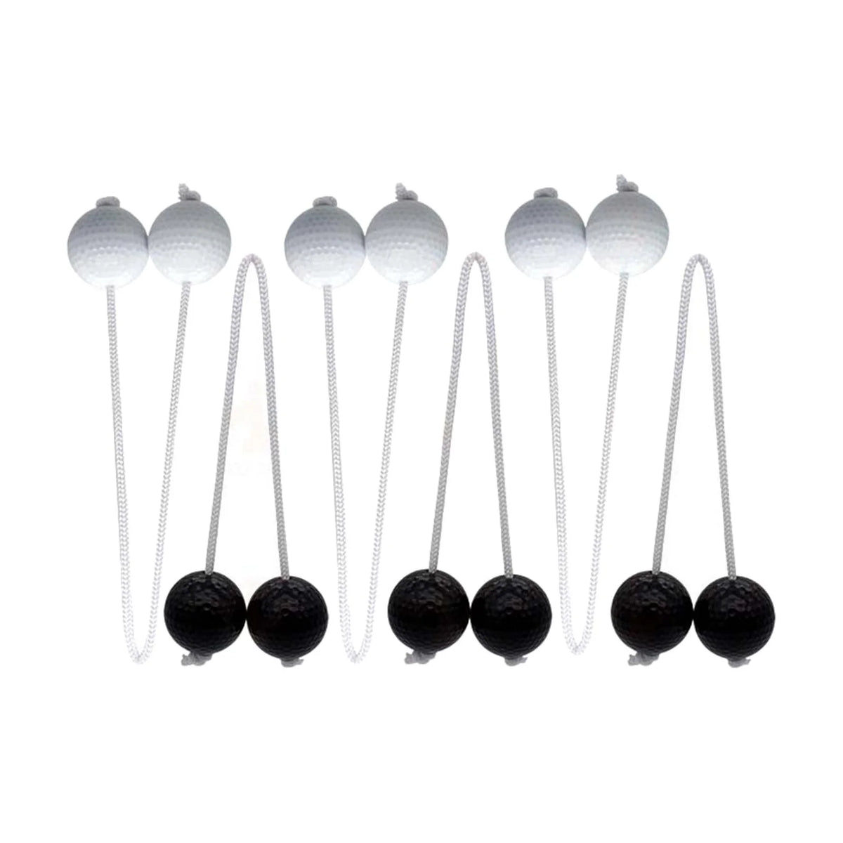 Ladder Throwing Game Outdoor Lawn Yard Beach Game Black and White V5194