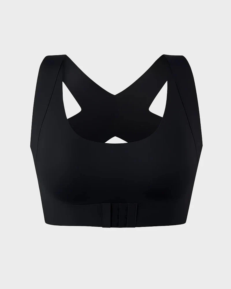 Front Closure Cross-Back Wireless Bra B3688