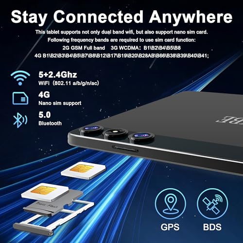 10 inch 128GB Storage 14GB RAM Android 14 Tablet O98734