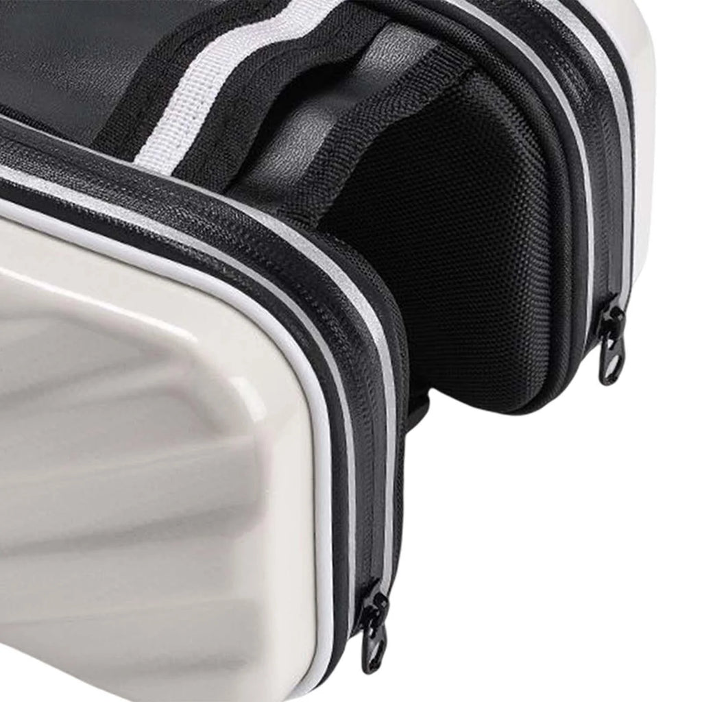 White Waterproof Bike Frame Front Bag W415