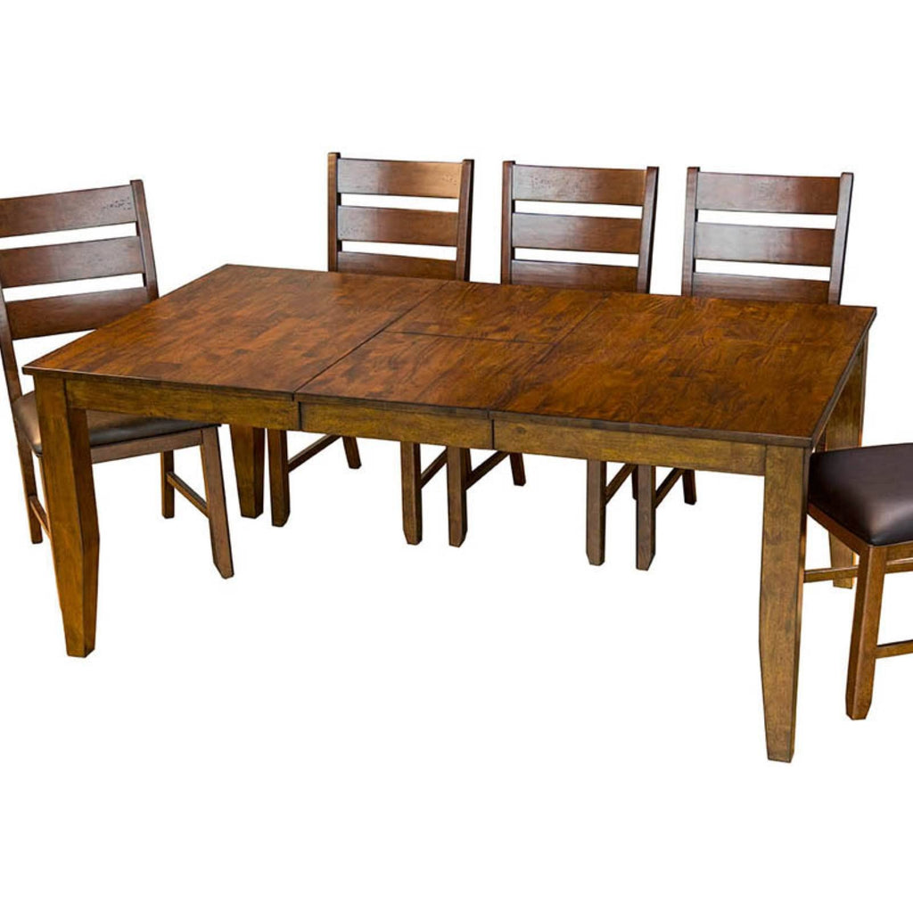 72x22 Rectangular Leg Table with Butterfly Leaf Z15562