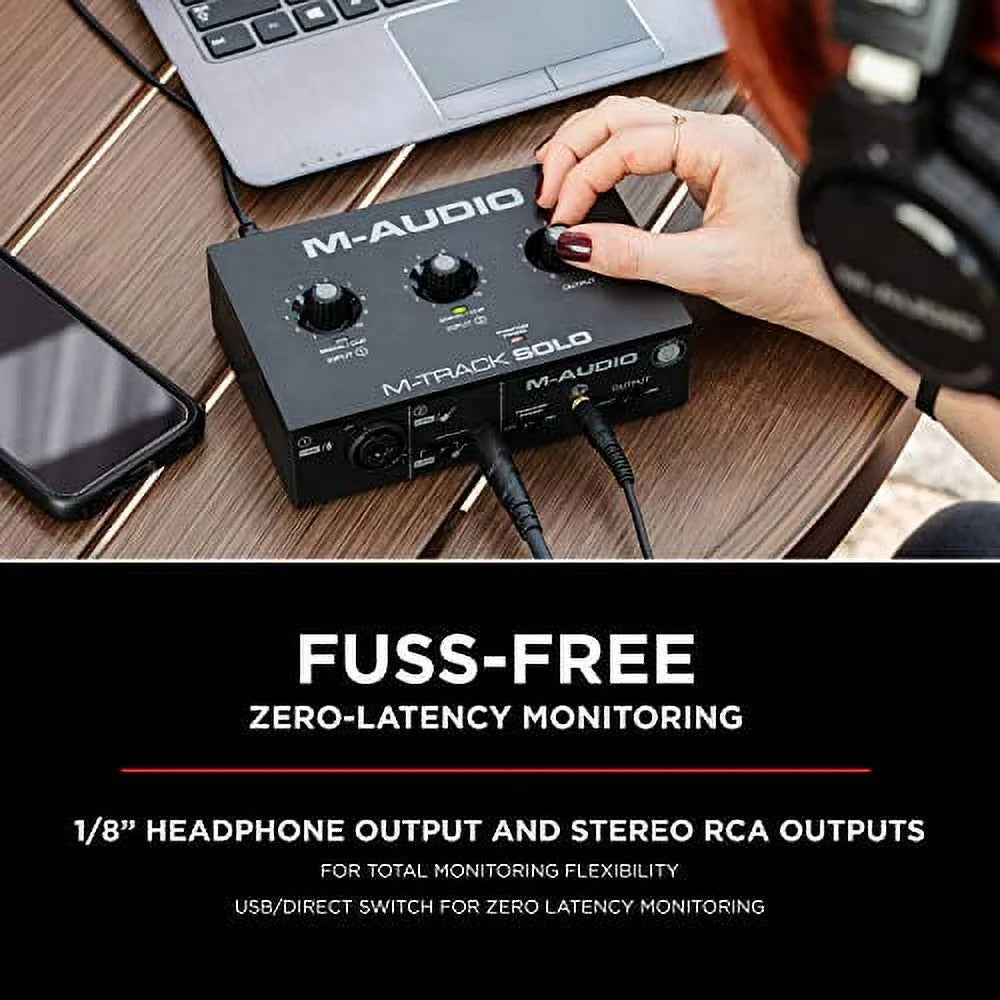 USB Audio Interface with XLR, Line and DI Inputs R29713