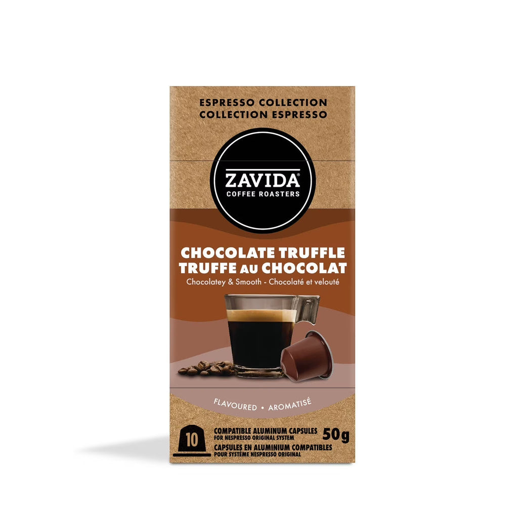 Chocolate Truffle Coffee, 10 Aluminum Capsules, 1.75 oz. Box L380967