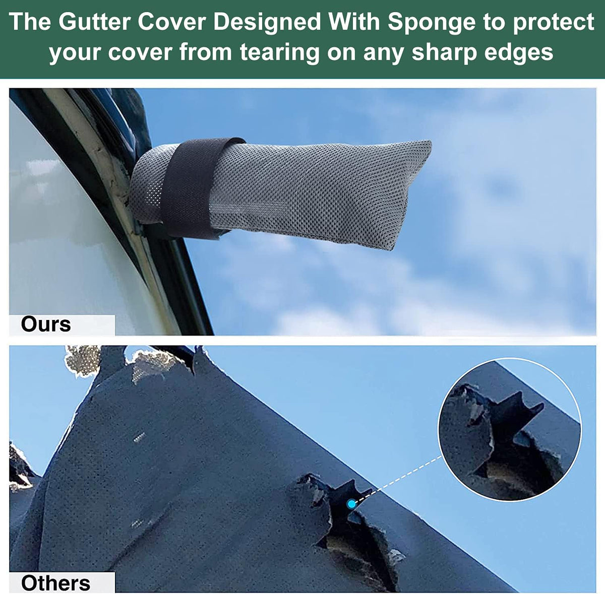 24ft Waterproof 6 Layers RV Travel Trailer Cover with Tongue Jack Cover J859