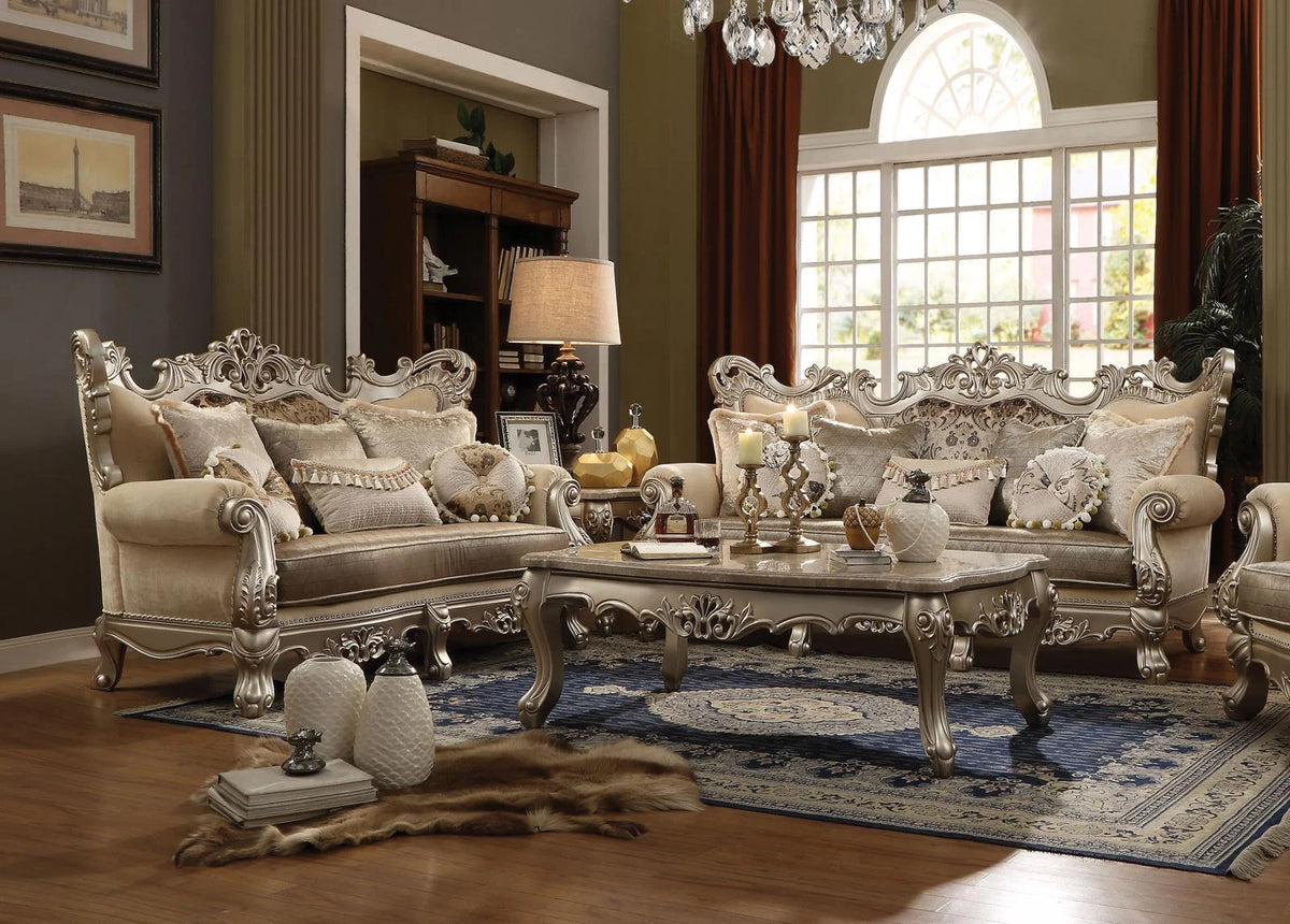 Champagne Fabric Sofa Set U639