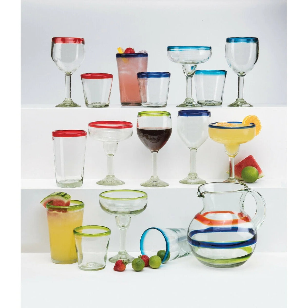Set of 6 16 oz Hiball Glasses U583