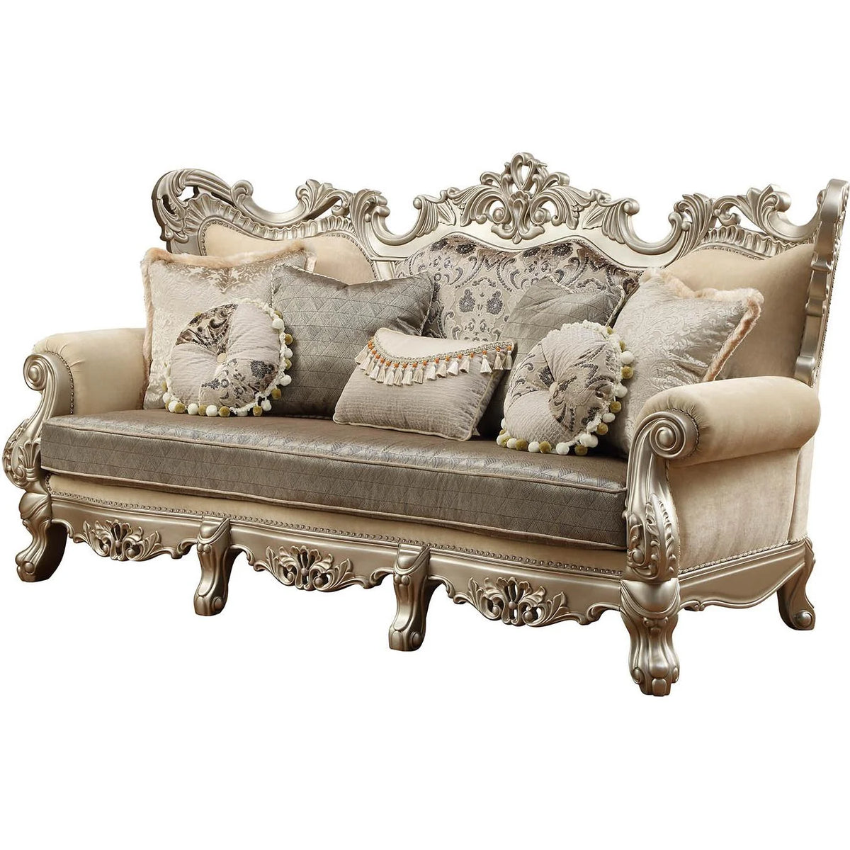 Champagne Fabric Sofa Set U639