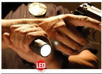 Black LED Flashlight D4060