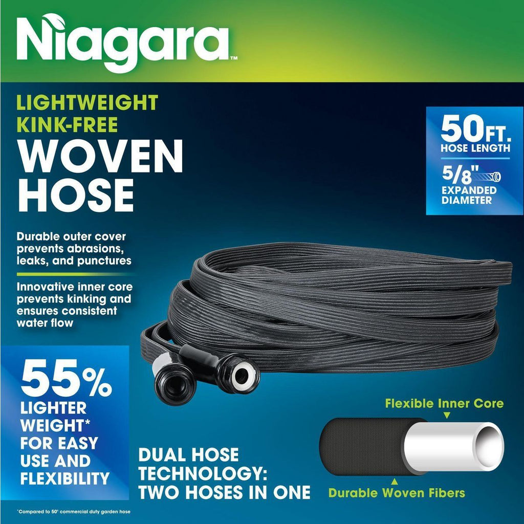 50 ft. x 5/8 in. Lightweight Kink-Free Woven Hose E819