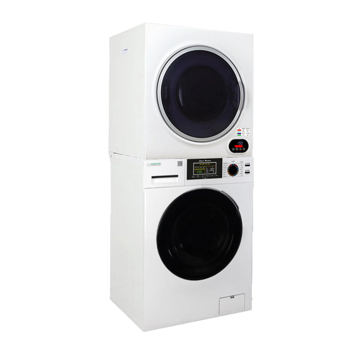 Stackable Washer and Dryer set with Digital Cont. V7896