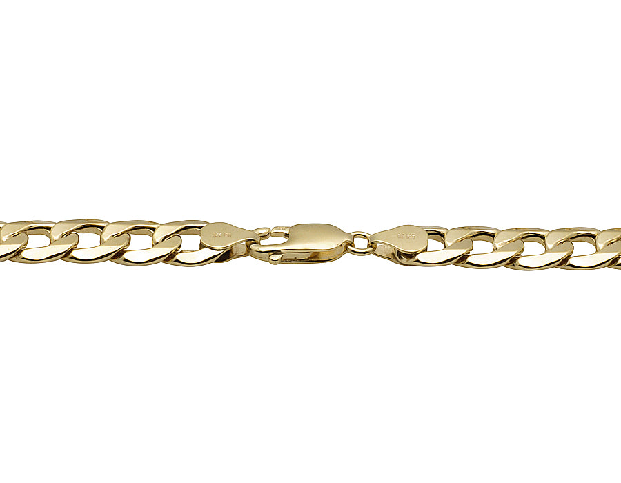 10K Yellow Gold Miami Cuban Link Chain Necklace 8MM C142316