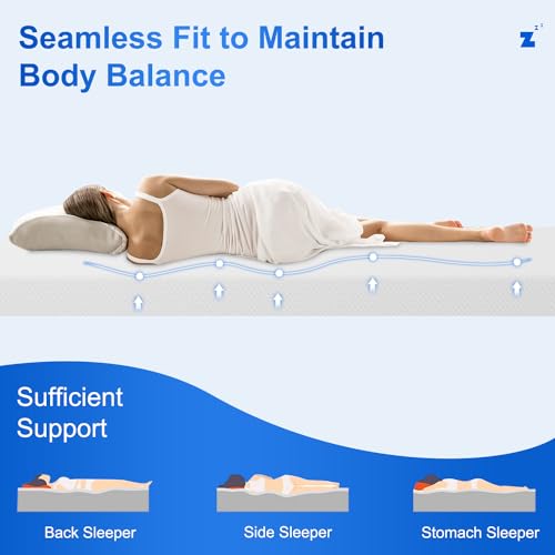 Queen Bamboo Charcoal Gel Infused Memory Foam Mattress L279445