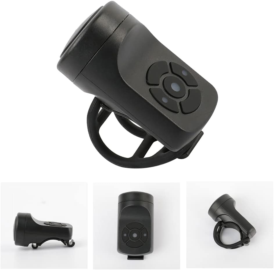 120Db USB Rechargeable Electric Bike Horn with 4 Sound Modes J1069