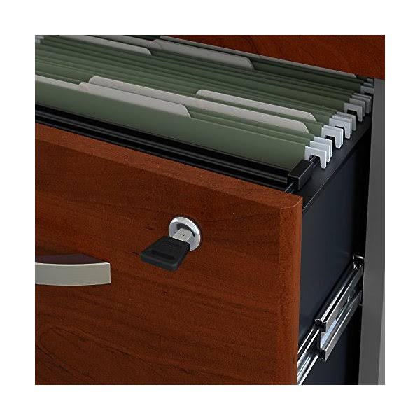 Natural Cherry 2-Drawer Mobile Filing Cabinet R664325