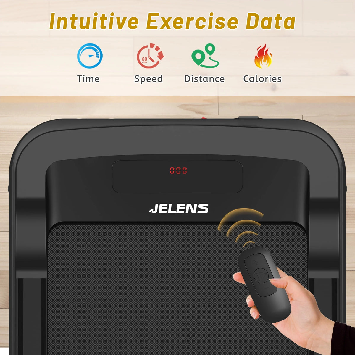 2 in 1 Portable Treadmill with Remote Control W65062