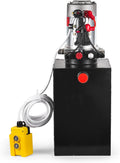 Hydraulic Pump 12V Double Acting Power Unit 15 Quart Metal Reservoir 3200 PSI R4702