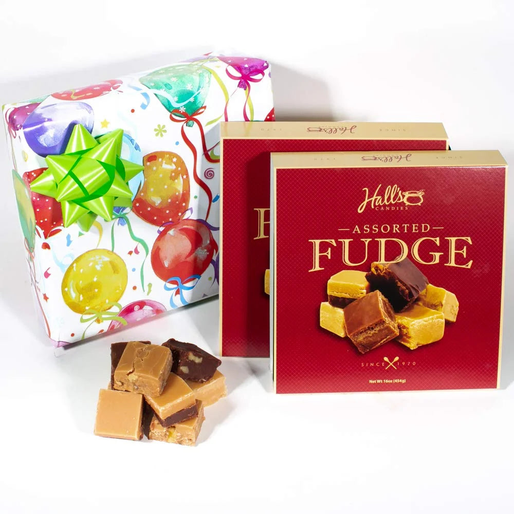 2 Pounds Chocolate Fudge Gift Box M9705